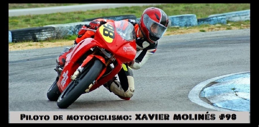 Xavier Molinés Hernández. Piloto Motociclismo.