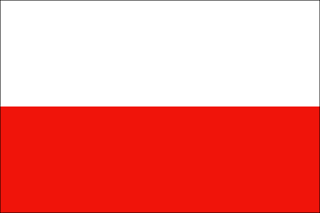 La bandera polaca
