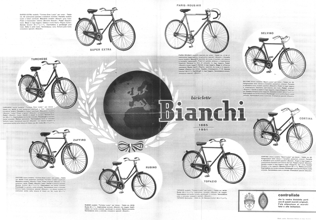 bianchi biciclette catalogo