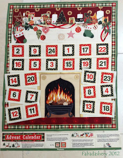 Country Christmas Advent Calendar 107, Makower UK Country Christmas Advent Calendar 107, Makower UK