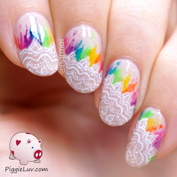 piggieluv rainbow lace bridal