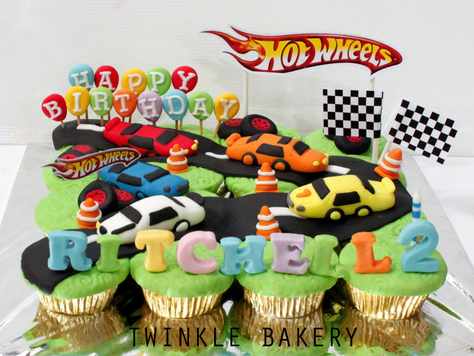 Twinkle Bakery Hot Wheels Cupcakes