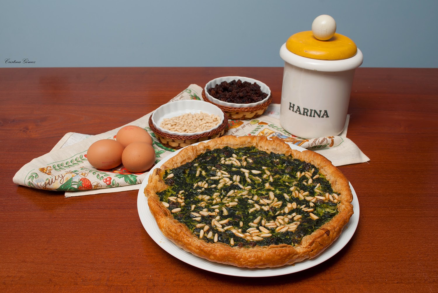 Mondays We Cook Spinach, Raisin, and Pine Nut Quiche Memories of the