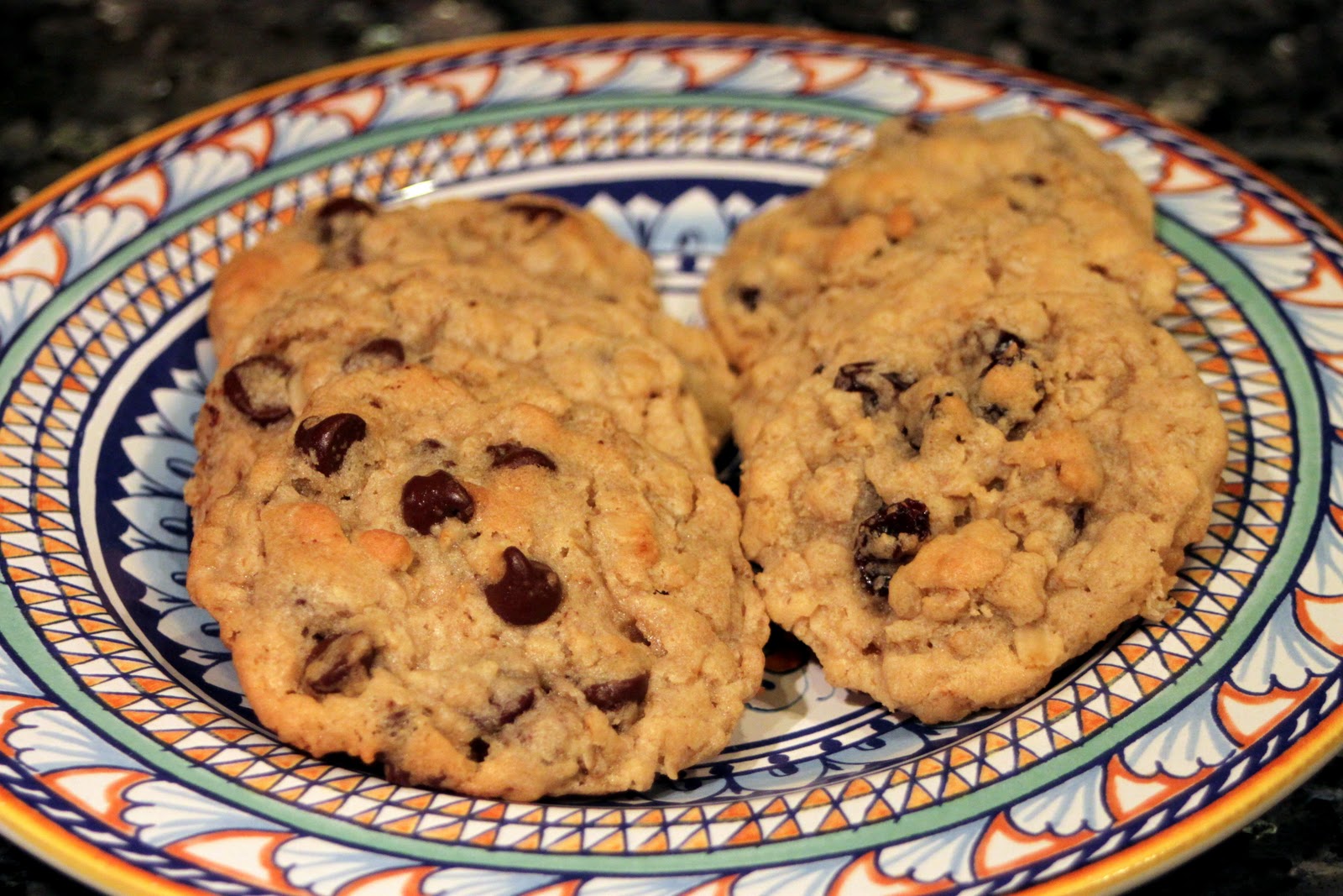 Pineapple Grass Oatmeal Chocolate Chip Cookies
