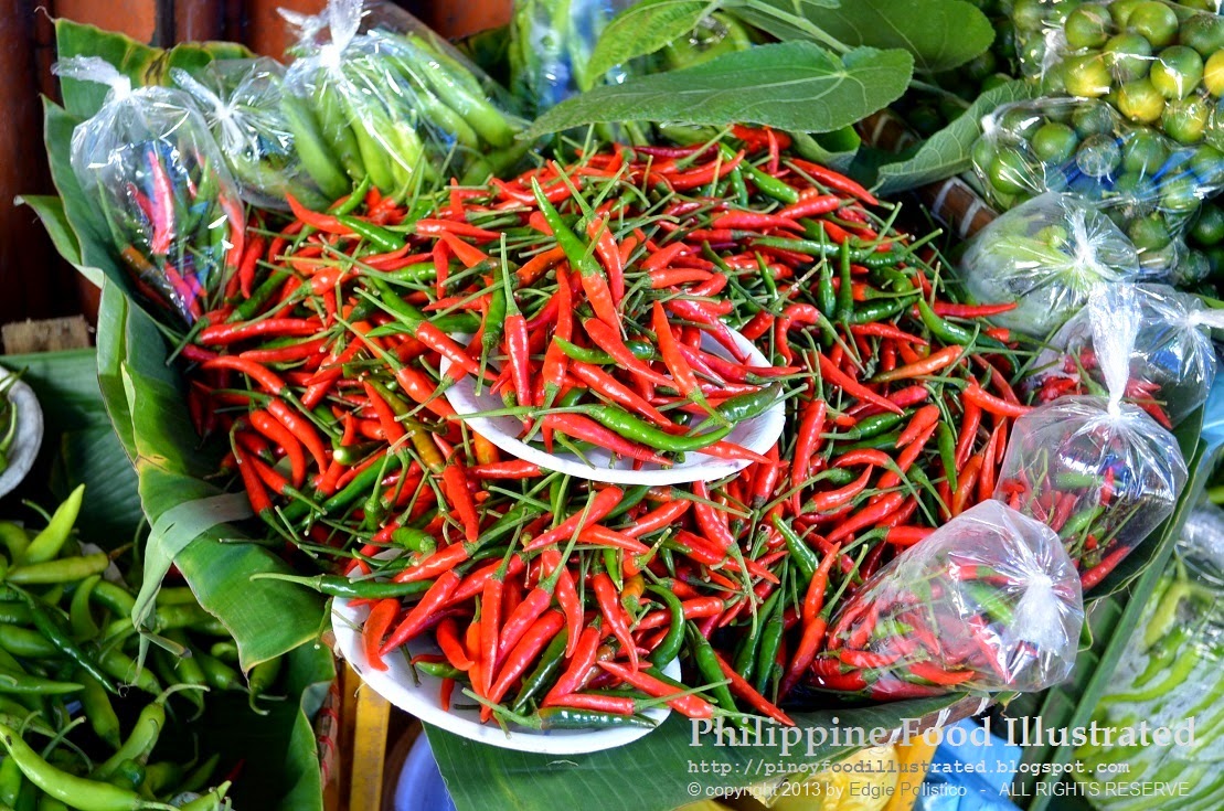 Philippine Food Illustrated siling labuyo