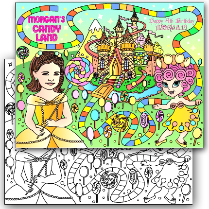 Candy Coloring Page Candy Coloring Page