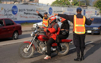 Honduras legislation to prevent passengers on motorcycles