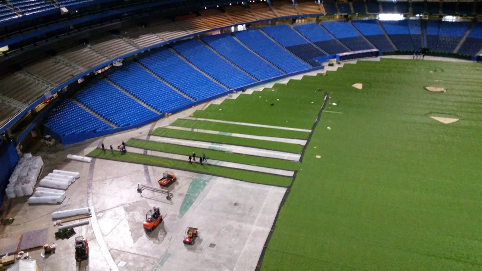 Another Look at the Rogers Centre's New AstroTurf The Blue Jay Hunter