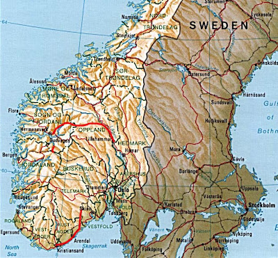 Map of Norway Cities Pictures