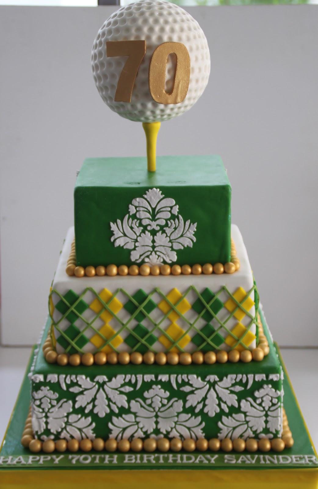 Celebrate with Cake! Golf Themed Cake
