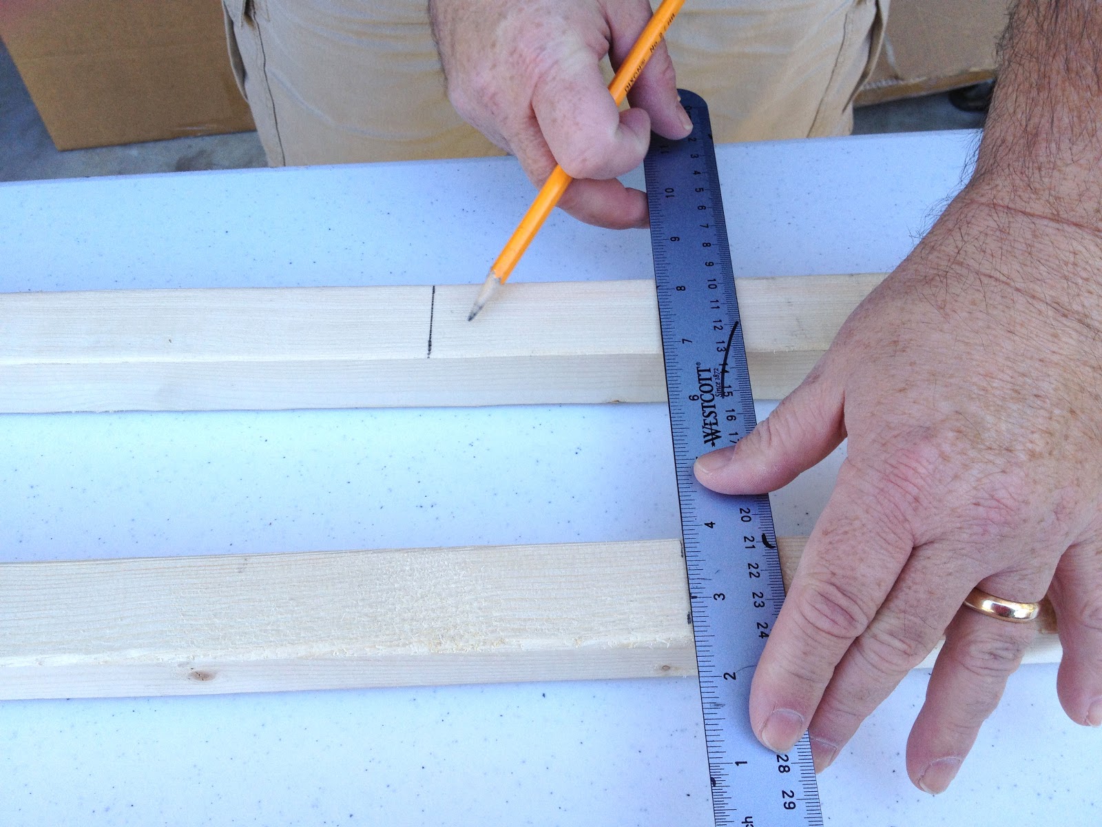 How to Make a Wreath Easel for Making Wreaths