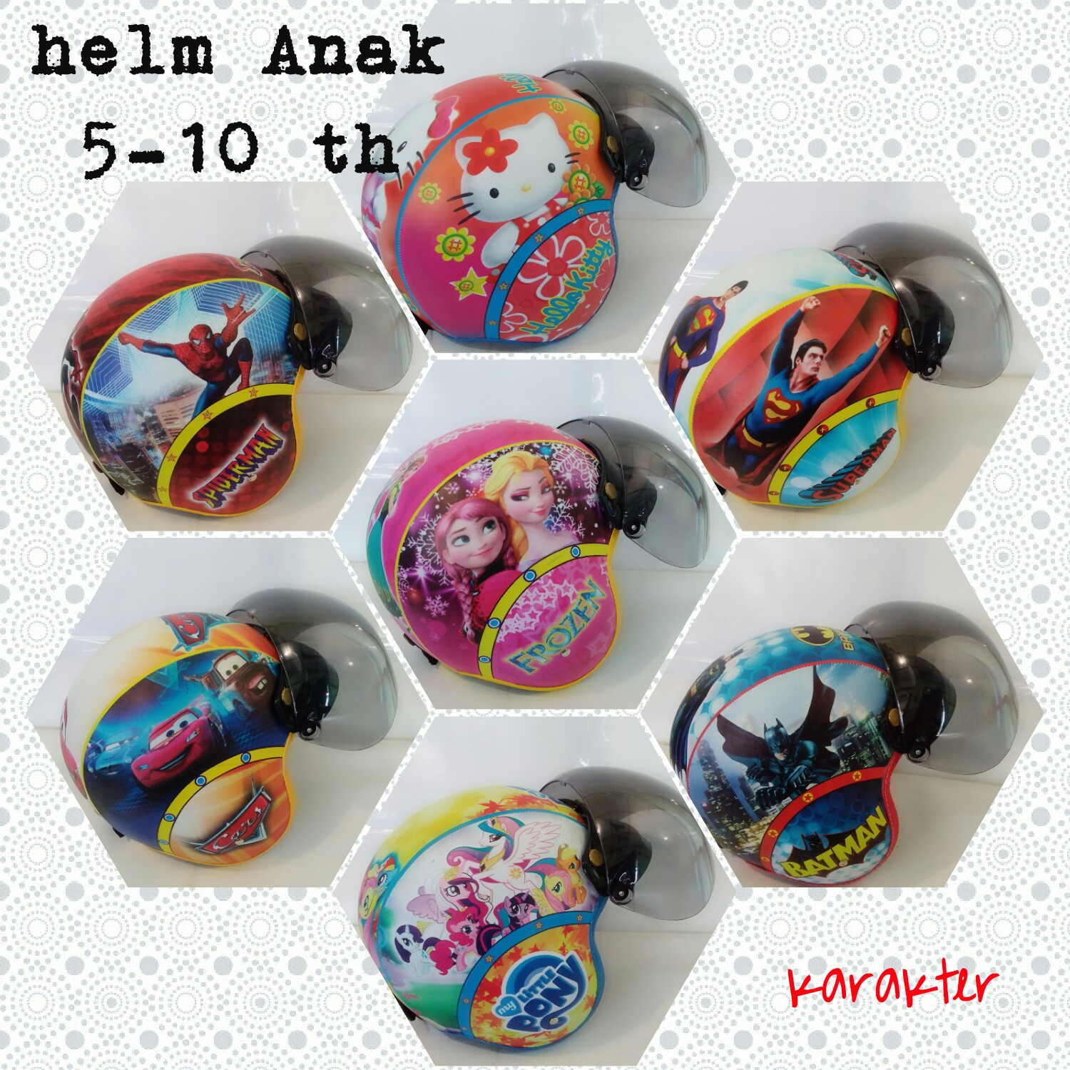 Helm Anak 5-10 th
