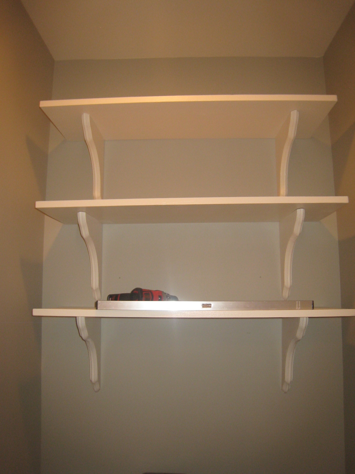 Life, Made Interesting. Powder Room Shelves