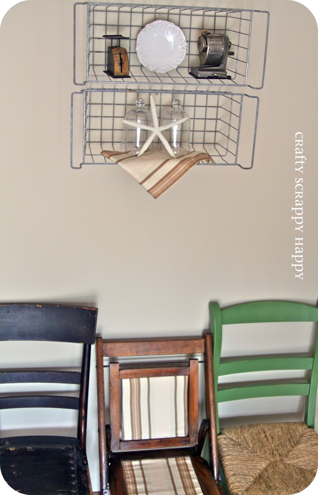 Crafty, Scrappy, Happy Chair + Shower Curtain?!