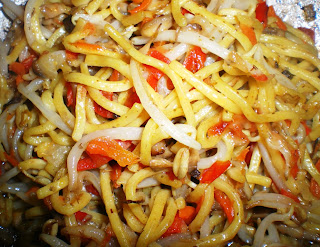 noodles con verduras