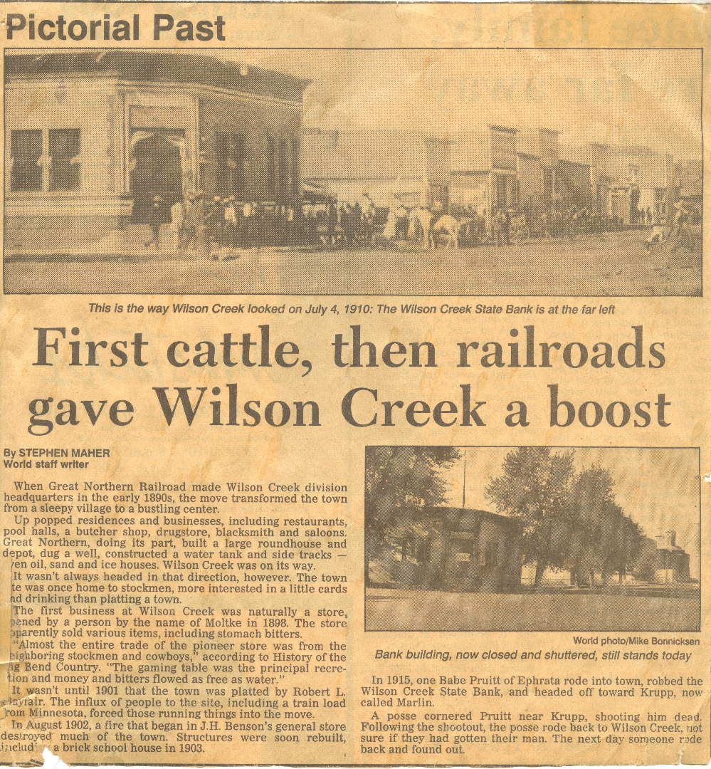 Big Bend Railroad History First Cattle, Then Railroads Gave Wilson