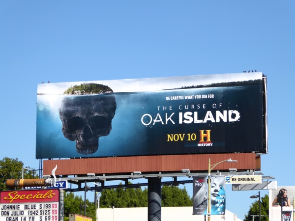 The Curse of Oak Island season 3 billboard Curse of Oak Island season 3 billboard