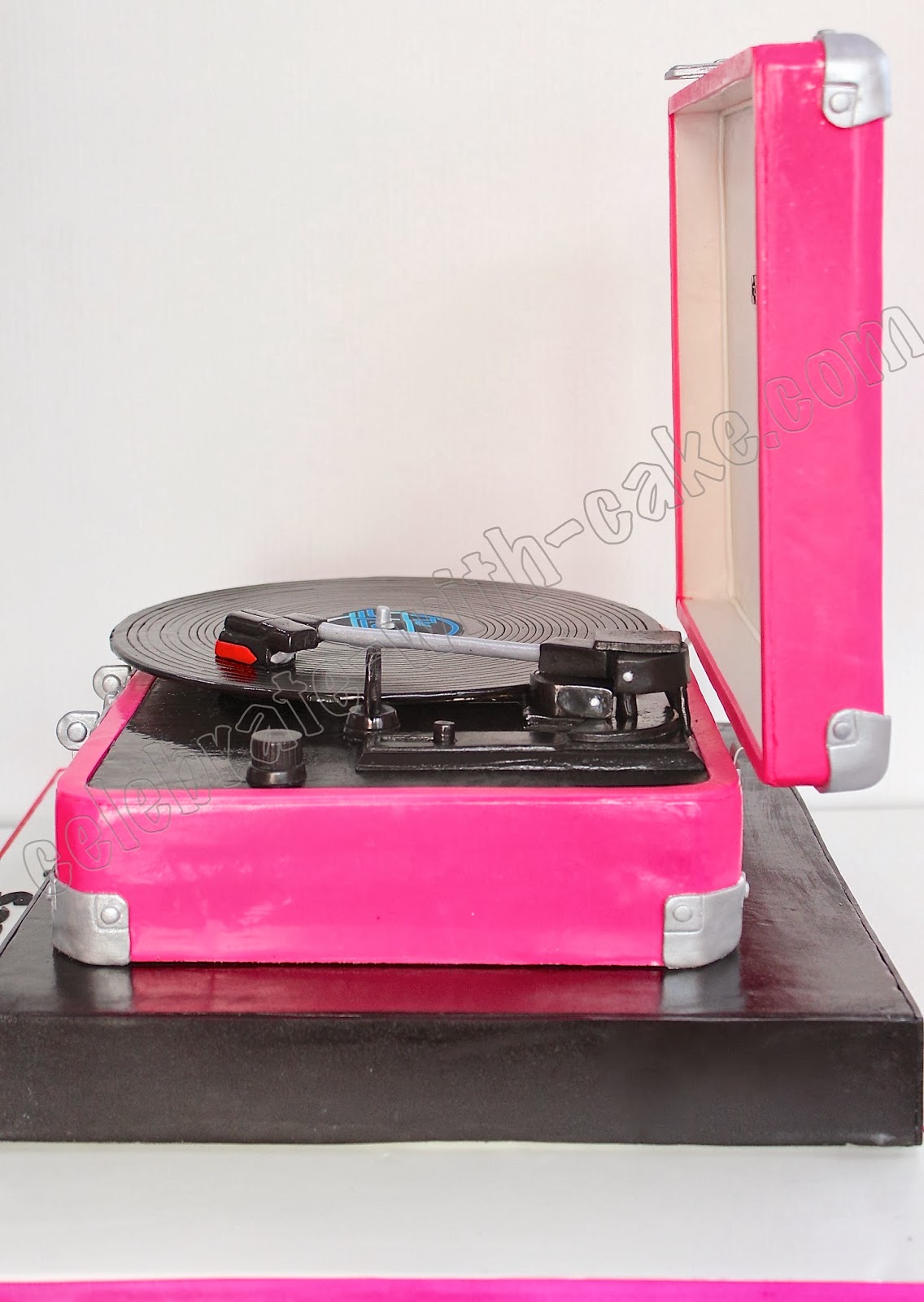 Celebrate With Cake 3d Sculpted Crosley Record Player 21st