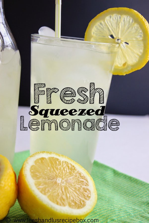 Leesh & Lu's Recipe Box Perfect Fresh Squeezed Lemonade {or LemonLimeade}