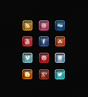 Beautiful Free Letter Pressed Social Media Icons Beautiful Free Letter Pressed Social Media Icons
