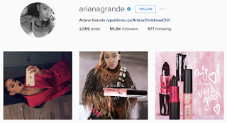 akun instagram Arianagrande 
