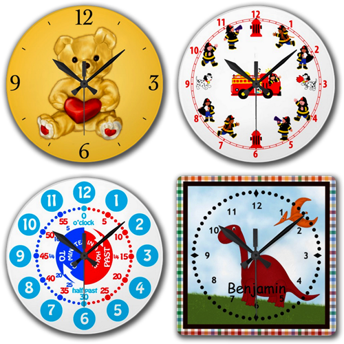 bztees2go Kids Wall Clocks
