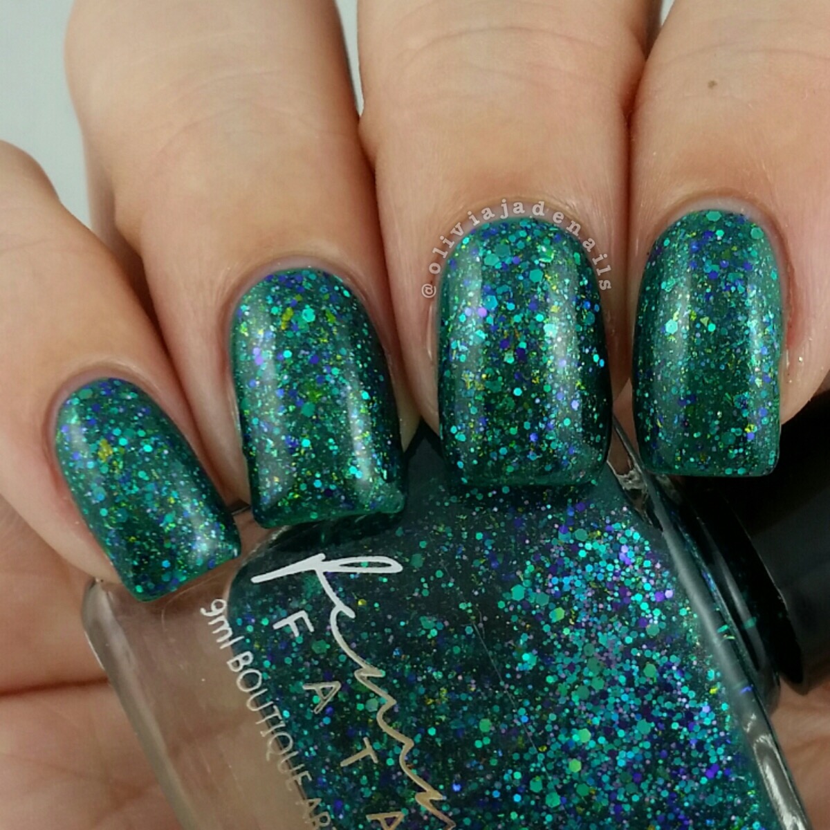 Femme Fatale Cosmetics Eidum swatched by Olivia Jade Nails