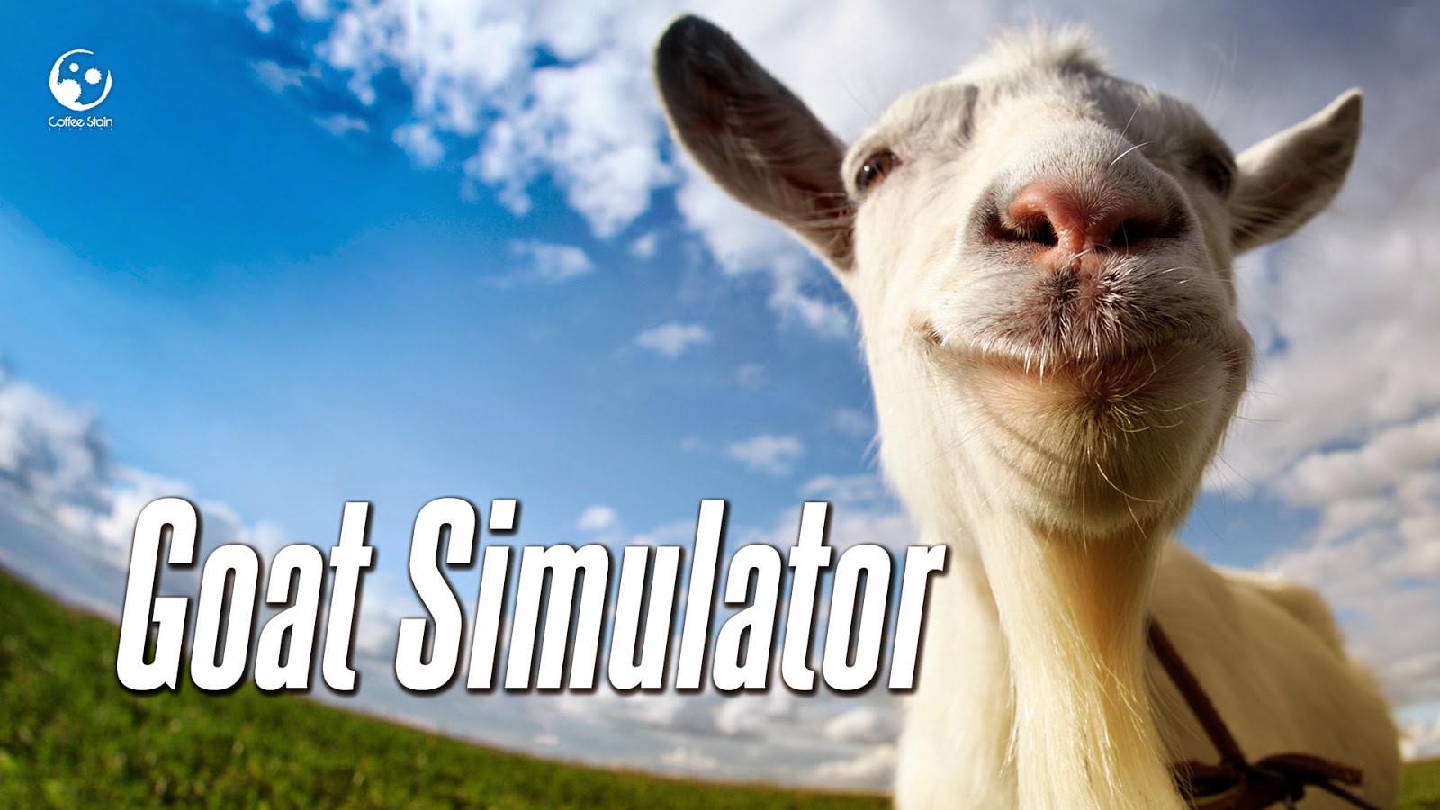 goat simulator title poster
