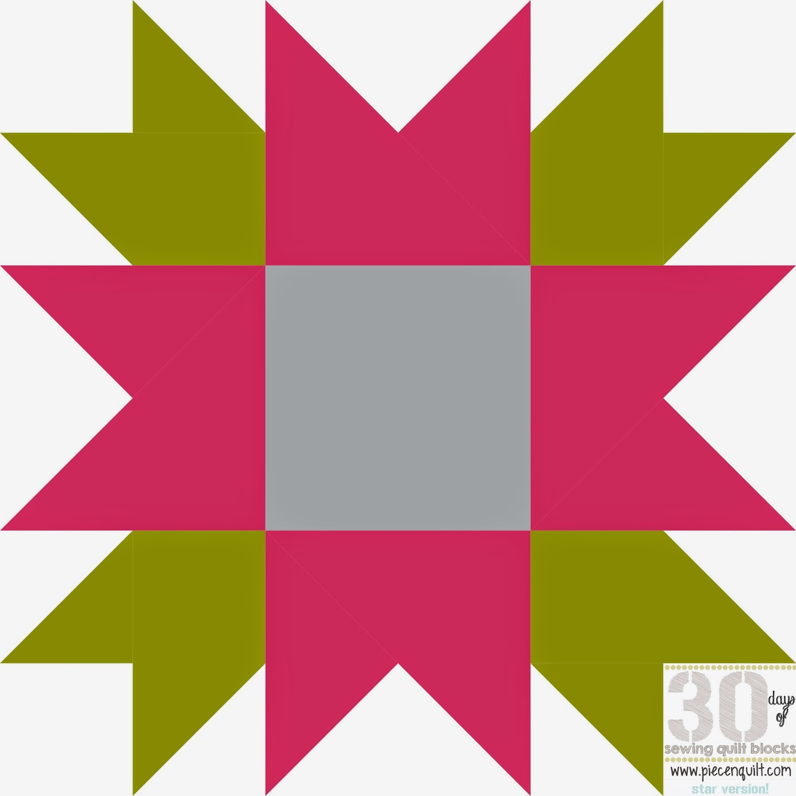 How to Flower Star Quilt Block 30 Days of Sewing Quilt Blocks Star