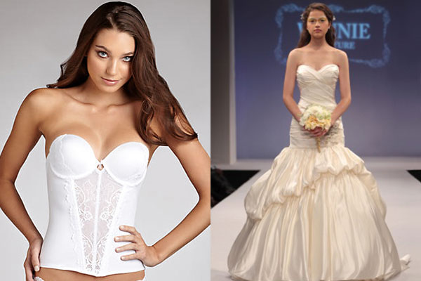 How to wear a strapless wedding dress in winter How to wear a strapless wedding dress in winter
