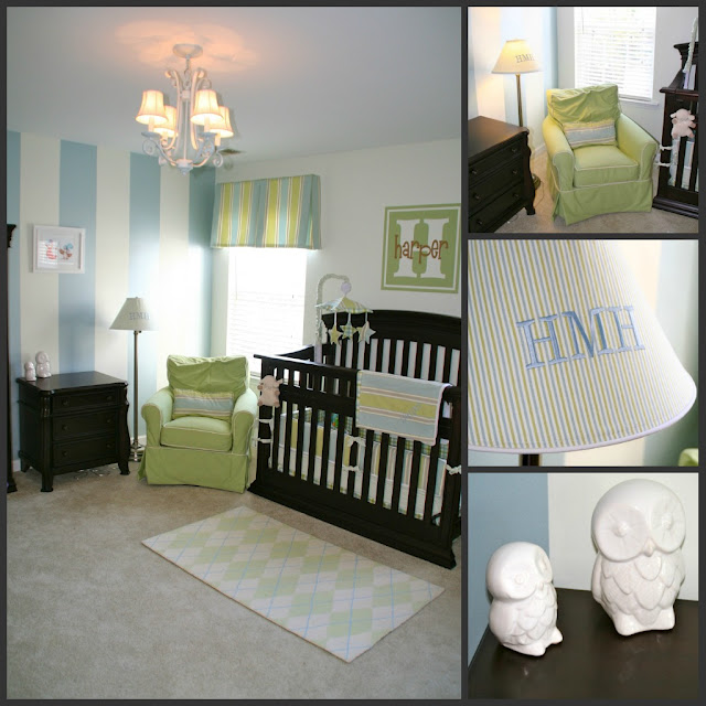 Greenville Baby Harper's Blue and Green Boy Nursery