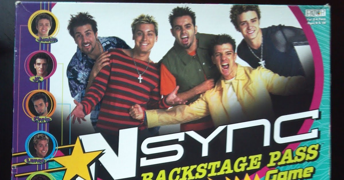 A Board Game A Day NSYNC Backstage Pass Game