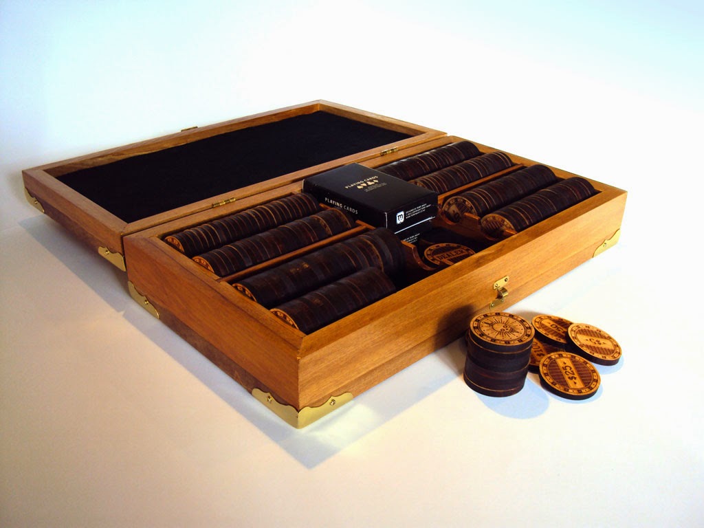 Terry Mahy Blog Laser Engraved Wooden Poker Set