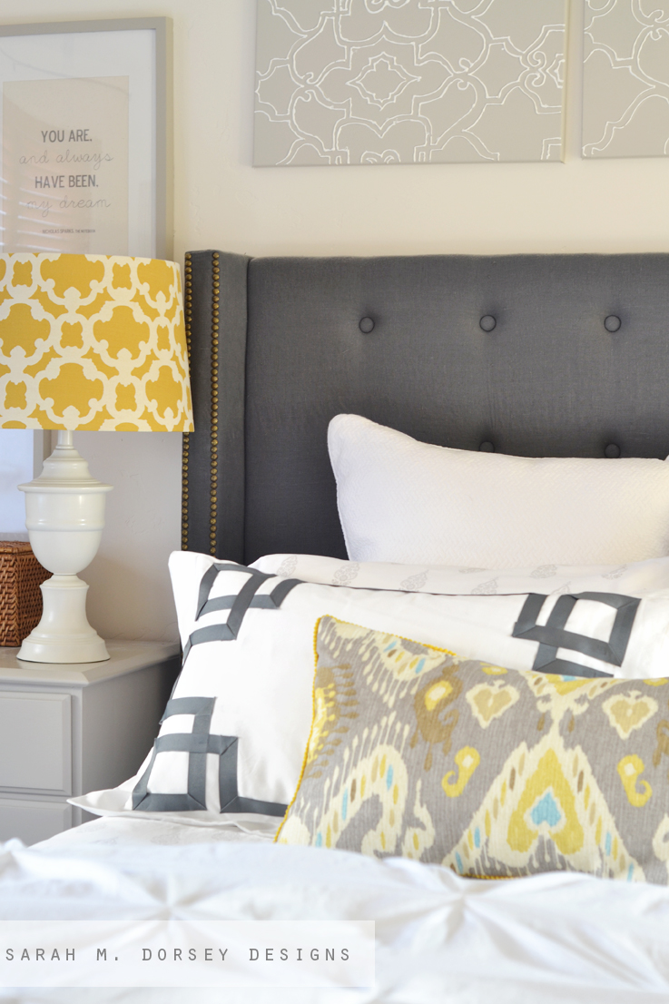 sarah m. dorsey designs Updated Master Bedroom Pillows