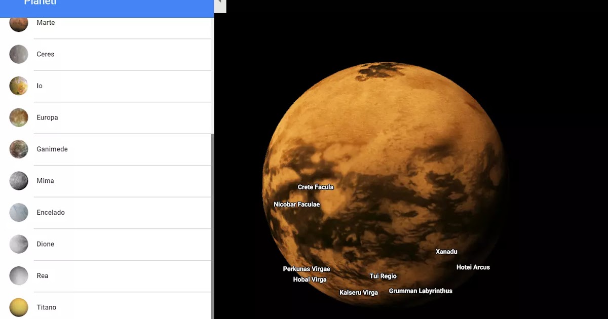 Esplorare I Pianeti In Google Maps Navigaweb Net Esplorare I Pianeti In Google Maps Navigaweb Net