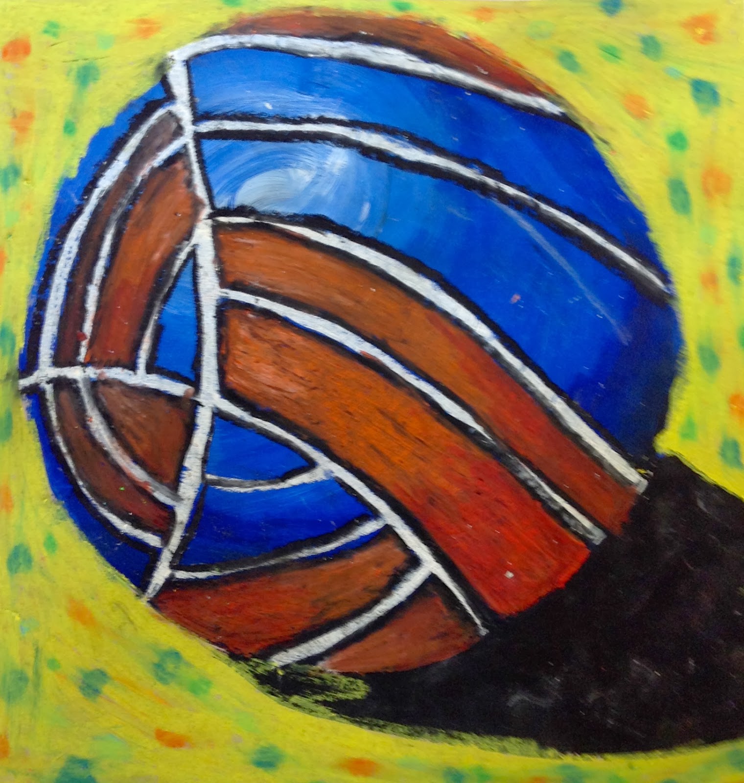 Art. Eat. Tie Dye. Repeat. 6th Grade Sports Spheres