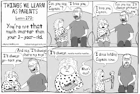 Things We Learn As Parents - Comic - Barmy Rootstock