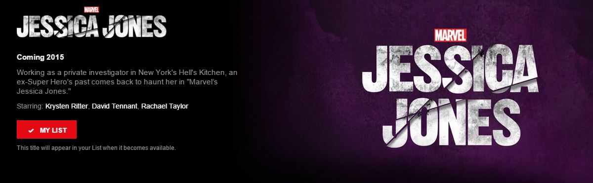 New Jessica Jones Logo - Netflix Purple Variant Reflects David