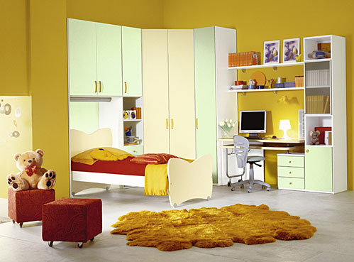 Design interior minimalis: lindas habitaciones amarillas para ...