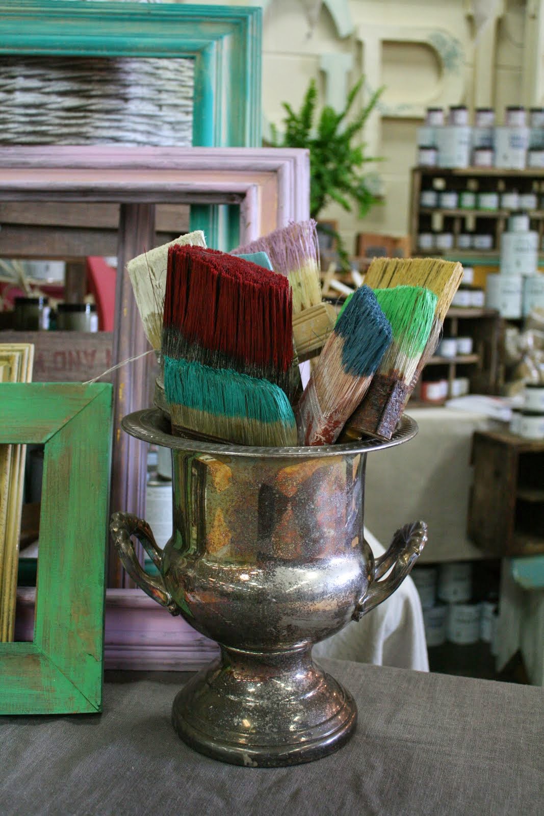 Paint Leather Top Table at Alfred Cruz blog