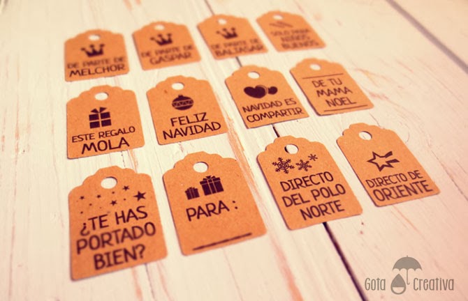 etiquetas Navidad Gota Creativa etiquetas Navidad Gota Creativa