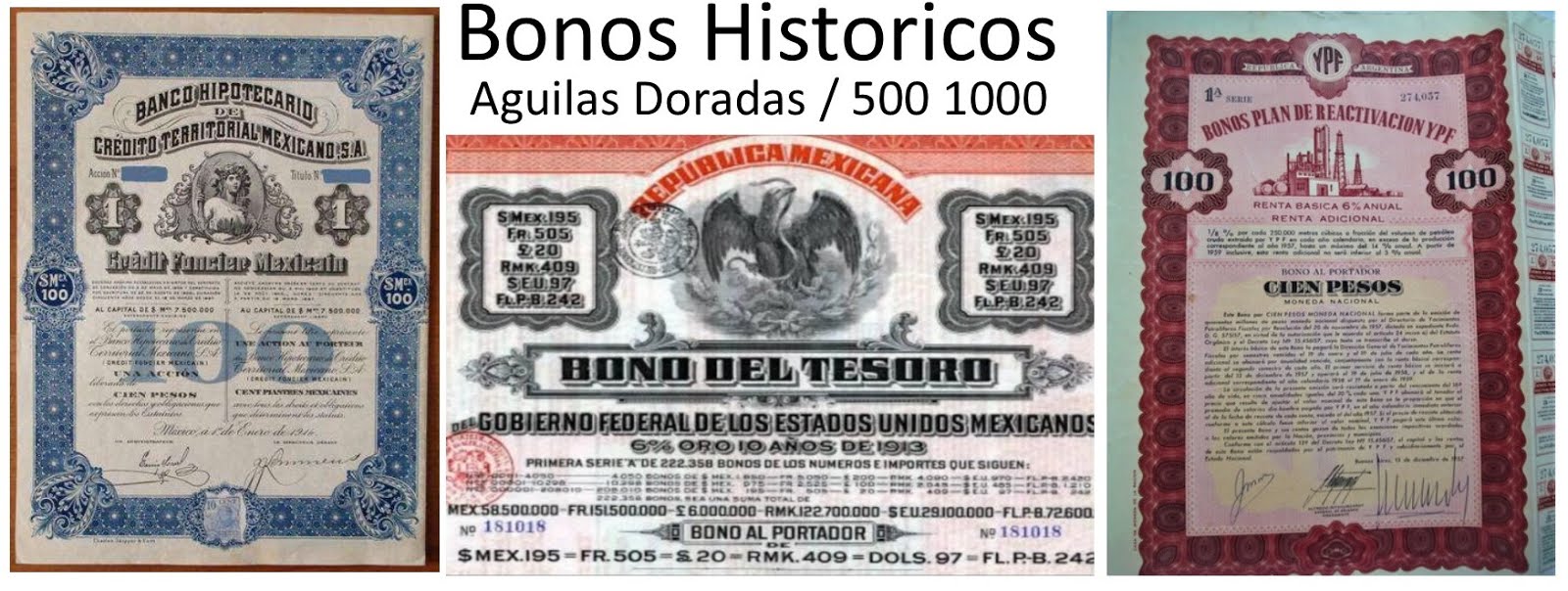 Bonos Historicos de Deudas