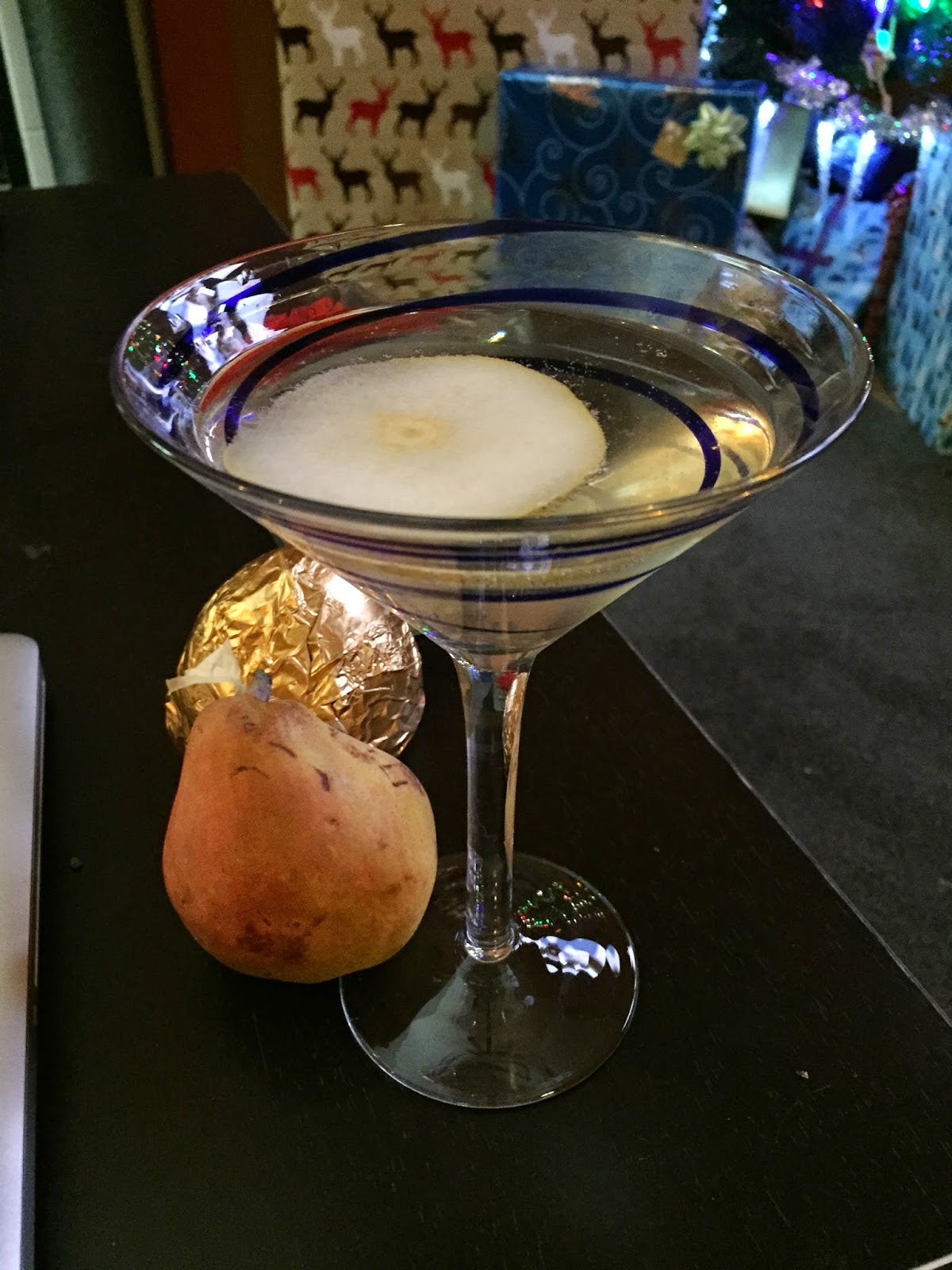 Salted Spoon Poire Martini with Pear Grey Goose Vodka