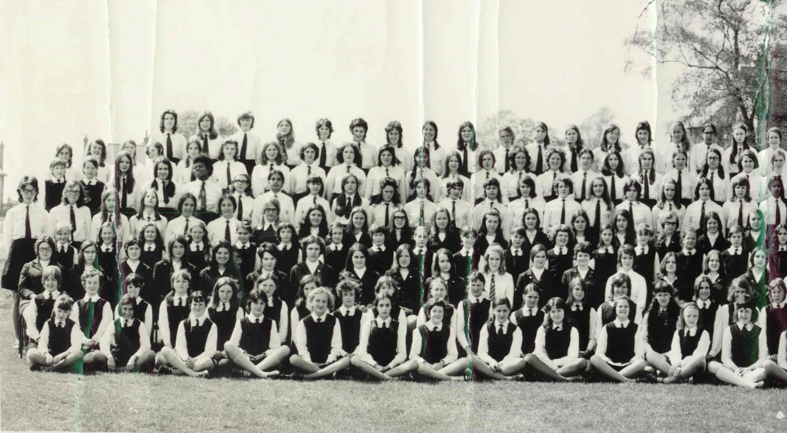 Marie Corset Vintage School Photograph