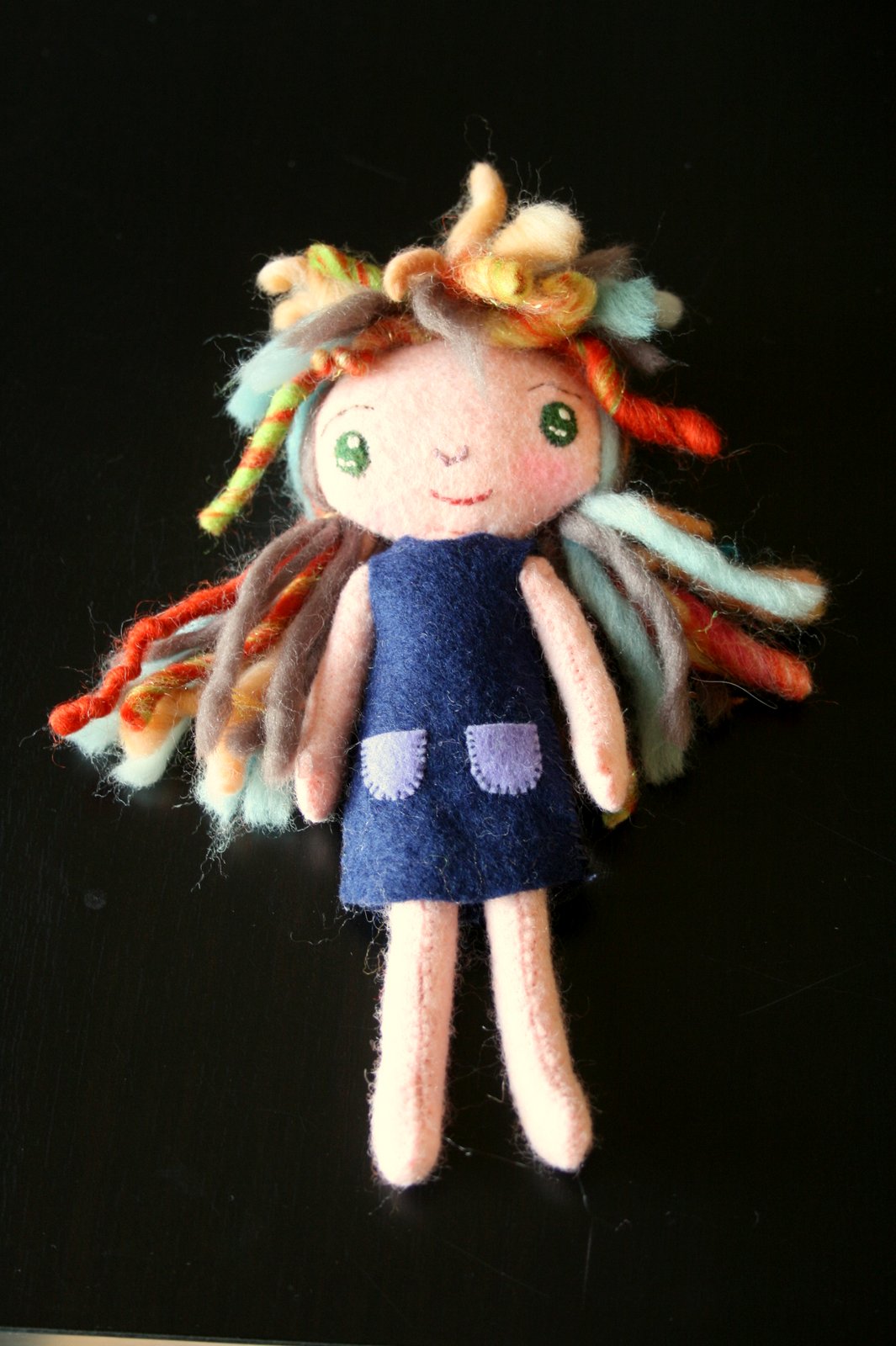 Stephanie Schleicher's Art Blog Wool Felt Doll