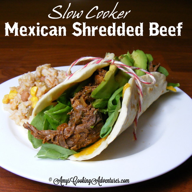 Slow Cooker Mexican Shredded Beef