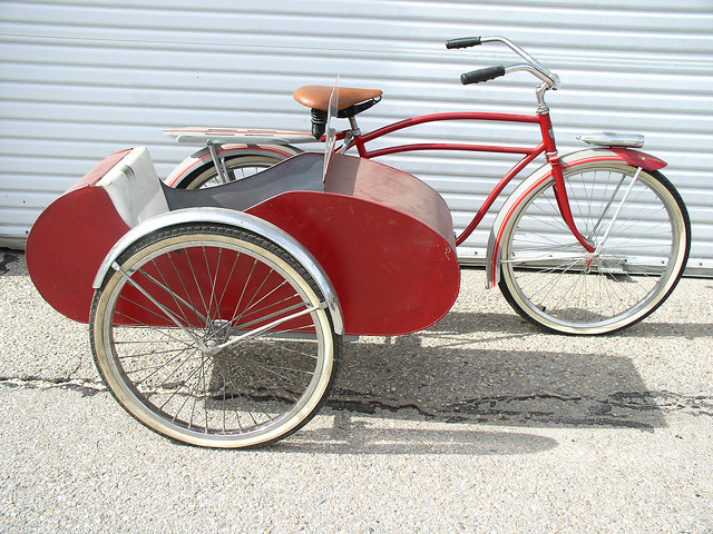Lindas bicicletas com sidecars