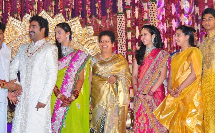 Balakrishna Family @ Jr NTR, Lakshmi Pranathi Marriage.