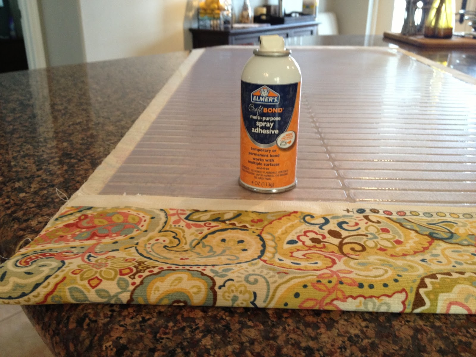 Make a Simple Custom Rug with Fabric Overthrow Martha