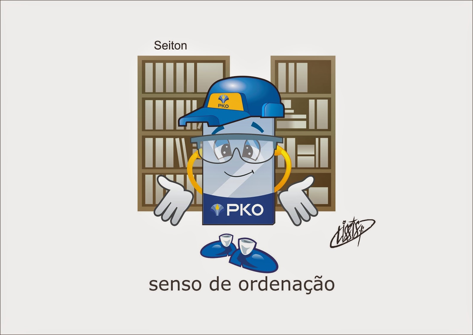 Programa 5 S desenho senso ordenação Seiton Programa 5 S desenho senso ordenação Seiton